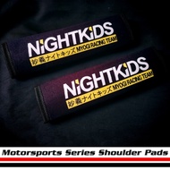 2PCS Initial D Nightkids Car Seat Belt Cover Anime Seat Belt Pads Shoulder Protector Car Accessories