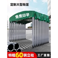 Mobile Sliding Canopy Retractable Canopy Stall Canopy Garage Night Market Tent Awning Warehouse Outd