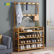 HY/JD Ecological Ikea Shoe Cabinet Coat Rack Integrated Simple Shoe Rack Hanging Integrated Door Multi-Layer Storage CHE