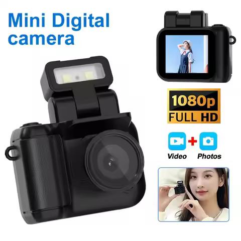Y4000 Mini Camera with Screen 1080P HD Retro Ultra Compact Digital Camera Portable Vintage Very Smal