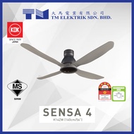 KDK K14ZW Sensa 4 56" Ceiling Fan