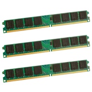 (BKSM) 3X 2GB DDR2 RAM Memory 1.8V 800Mhz PC2 6400 PC Ram Memoria for Desktop Memory DIMM 240Pins