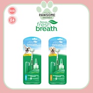 TROPICLEAN Fresh Breath Oral Care Kit For Dogs - Small&Medium/Large 59ml口腔护理套件-小型/中型59毫升