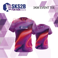 [FREE CUSTOME]New Fully Sublimated SKS2B FUN RUN 2025 TSHIRT