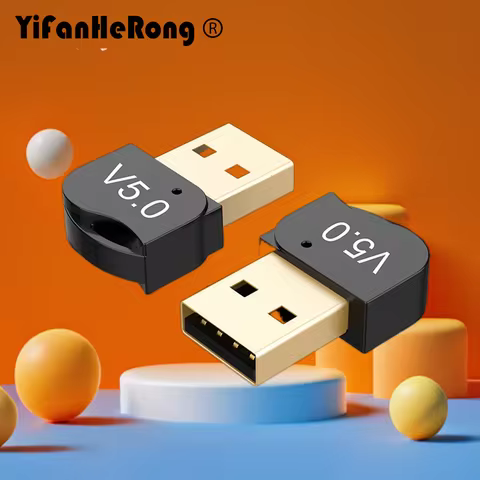 Bluetooth-Compatible V5.0 Dongles Receiver Mini USB Dongle Transmitter Adapters Dual Mode Adapter fo