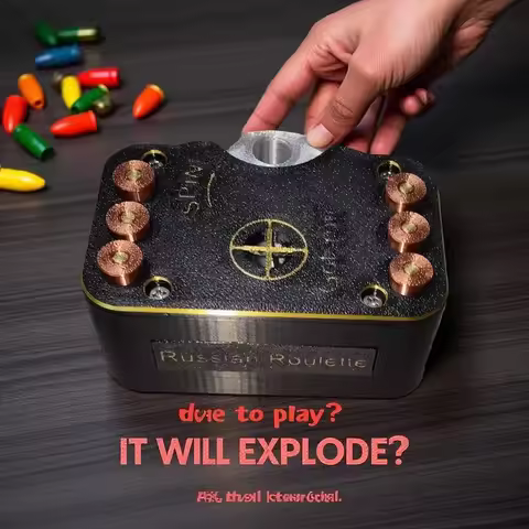 Russian Roulette Shot Glass Spinner Game Adult Drinking Party Set with ABS Plastic Base Stress Relie