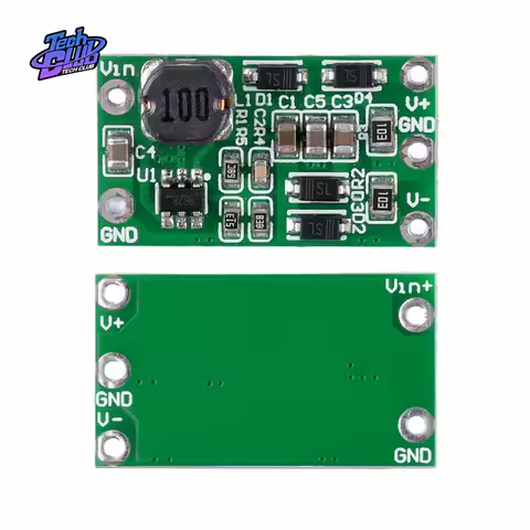 DC-DC Step-Up Positive Voltage Negative Voltage Module DC-DC 3V-14V To 5V 12V 100MA To Positive And 