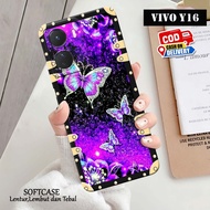 HP Latest Vivo Y16 Case - Butterfly Frame Fashion Case - Latest Vivo Y16 Phone Case - Latest Vivo Y1