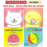 Ehon Book - Open Face, Full Face, Refreshing Face, Round Face (From 0 - 2 Years Old) (Complete Set)