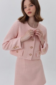 Larobe8 - Biscuit blazer & Snowflake ( พร้อมส่ง ) biscuit blazer กระดุมมุก / snowflake กระดุมเงิน