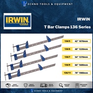 IRWIN T Bar Clamp 42" 48" 54" 66" 78" ( 136/5 , 136/6, 136/7, 136/9 , 136/11 )