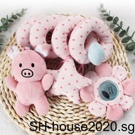 1/2/3 Cute Infant Baby Spiral Plush Toy Multi-Colors And Educational Baby Rattles Mobiles Educational Toys