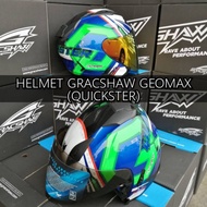 HELMET GRACSHAW G555 GEOMAX(QUICKSTER BLUE)