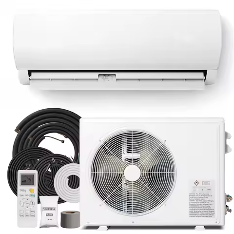 12000 BTU Mini Split AC/Heating System, 19 SEER2 115V Inverter Air Conditioner with 1 Ton Heat pump,