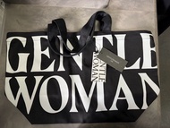 GENTLEWOMAN Club 黑色大Logo帆布袋