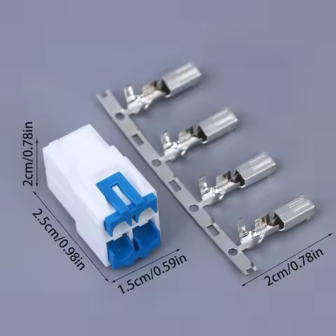 NEW 1Set 4-Pin Power Connector Plug For Icom IC-7000 IC-7100 IC-7400 IC-7600 YAESU FT-450 KENWOOD TS
