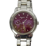 Agnes b. others quartz wrist watch analogues stainless BRD V33J-0010 Direct from Japan Secondhand