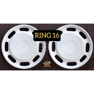 2pcs WELDOP TRUK/CANTER/BUS RING 16 warna putih