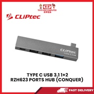 B06 TYPE C USB 3.1 1+2 RZH623 PORTS HUB (CONQUER)