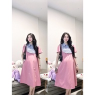 Fashion office maternity dress 45/65kg