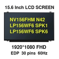 NV156FHM N42 LP156WF6 SPK1 SPK6 For Thinkpad P50 P51 P50S E560 E565 L590 L580 L570 L560 E570 E575 15