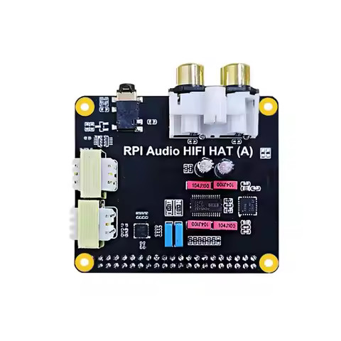 B27B For Raspberry Pi5 HIFI Audio HAT PCM5122 I2S DAC Sound Card For Raspberry Pi 5, Pi 4, Pi 3, And