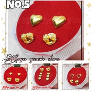 US 10K GOLD EARRINGS 10K US FANCY GOLD HYPOALLERGENIC STUD EARRINGS