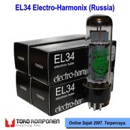 EL34 Electro-Harmonix Pentode Power Tube - EL34EH 6CA7 Home Audio and Guitar Amplifier