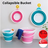 Collapsible Bucket Pail Easy Storage