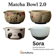 STORYRUMA Chawan Matcha Ceramic Matcha Bowl Matcha Tea Bowl Sora Chawan Bowl