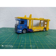 1:64 Scania Transporter Truck SPOON CALSONIC Custom Diecast Model Alloy
