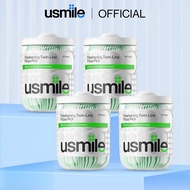 usmile 4 Patended Twin-Line Dental Floss (50pcs) |Teeth Cleaning | COD | Fresh Breath|Benang Gigi|Fl
