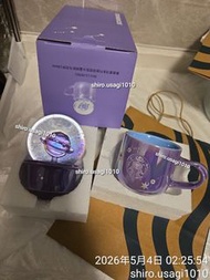 現貨連紙袋🌟 星巴克 Starbucks 2026年4月地區限定款 紫夜星河  190ml 銀河系水晶球 NIGHT GLITTERS 立體星球馬克杯 戀與深空 沈星回 Xavier