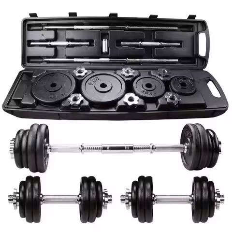 10kg 15kg 20kg 30kg Gym Home Weightlifting Dumbbells with Box Painted Black Painted Cast Iron Dumbbe