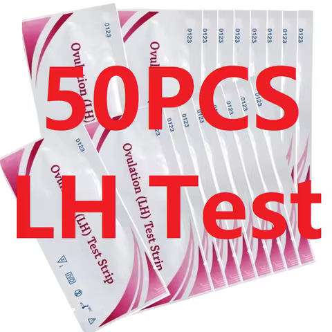 50pcs LH Diagnostic Test Strips Ovulation Self-Check Urine Measuring Kits Over 99% Accuracy Rapid Re