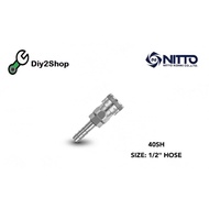 NITTO KOHKI 40SH HI CUPLA (HOSE BARB)