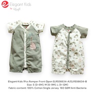 Elegant Kids 1Pcs Romper Front Open ELRS56634A/ELRS56634B