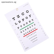 Openwatere Premium Snellen Eye Chart Wall Chart Plastic Waterproof Snellen Charts For Eye Test Exams