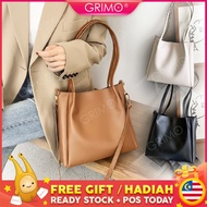 READY STOCK💖GRIMO Hampton Tote Bag Shoulder Women's Handbag Set Sling Beg Tangan Wanita Wallet Long 