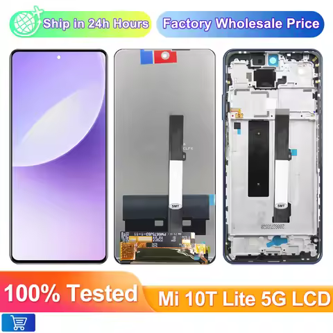 6.67" AMOLED Mi 10T Lite LCD For Xiaomi Mi 10T Lite 5G LCD Display Touch Screen Assembly For Mi10T L
