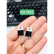Set of 5 voltage regulator ICs 7812