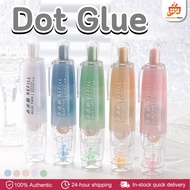 Dots Glue Tape Double-Sided Adhesive Roller Pushable&Refillabl DIY Retractable Double-Sided Adhesive