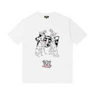 101 Dalmatians White Short-Sleeved T-Shirt American Cartoon 101 Dalmatians Printed Fashion Loose T-S