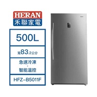 【結帳再x折】【含標準安裝】【HERAN 禾聯】500L 風冷無霜 直立式冷凍櫃 HFZ-B5011F (W2K8)