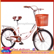 Basikal Jenis Wanita Dewasa Ringan24/26Inci Retro Basikal Bandar Lapang Lelaki Biasa Dewasa Kereta K