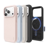 elago iPhone 17 Pro/Pro Max 磁吸防滑防摔Ridge矽膠手機殼