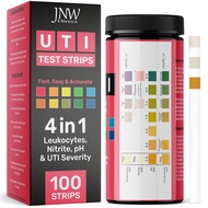 JNW Direct 4-in-1 Urine Test Strips - 100 UTI Test Strips, Accurate At Home UTI Test for Women & Men