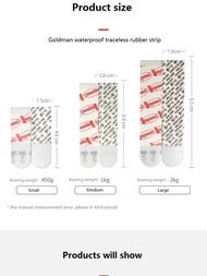 20PCS/Pack 3M Command Strips Refill Strips Non-trace Picture Hanging Hook Removable Double Sided Tap