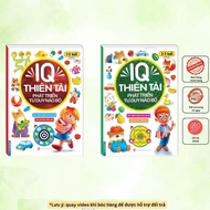 Book - Combo 2c-IQ genius develops brain thinking 1-2 years old & Genius IQ develops brain thinking 