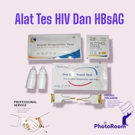 paket HBsAG dan HIV Alat tes mandiri satuan lengkap